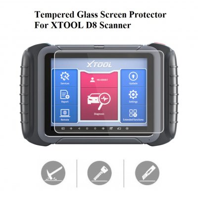 Tempered Glass Screen Protector Cover for XTOOL D8 D8BT